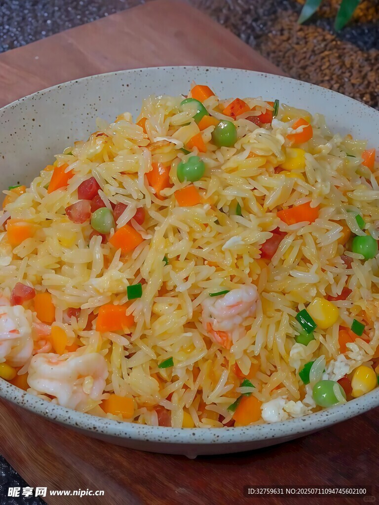 美味虾仁炒饭