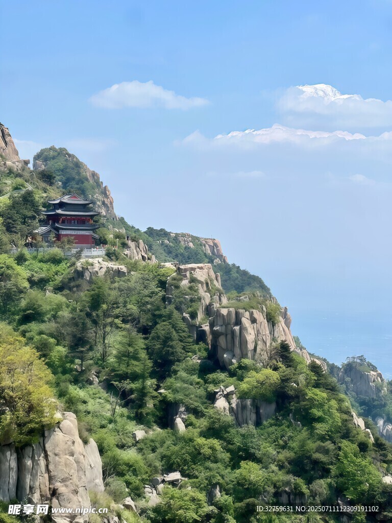 山间古建