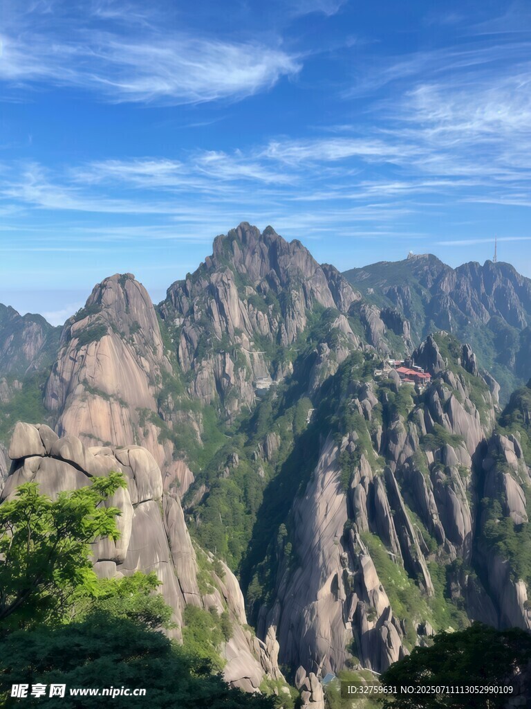 壮丽山峰美景
