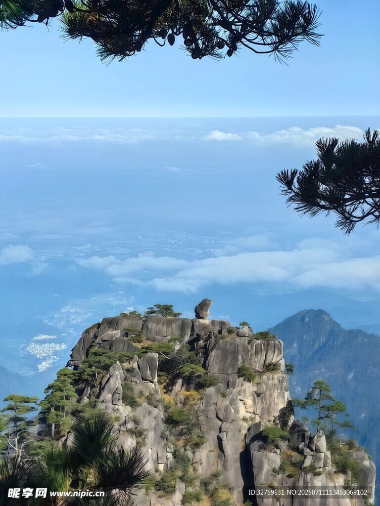 山巅美景