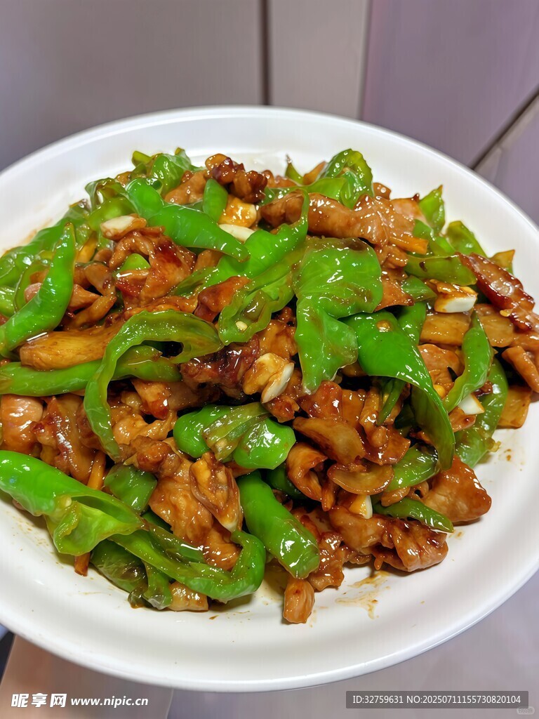 青椒炒肉丝