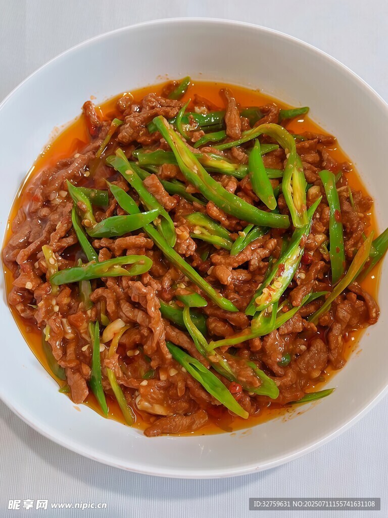 青椒炒肉丝