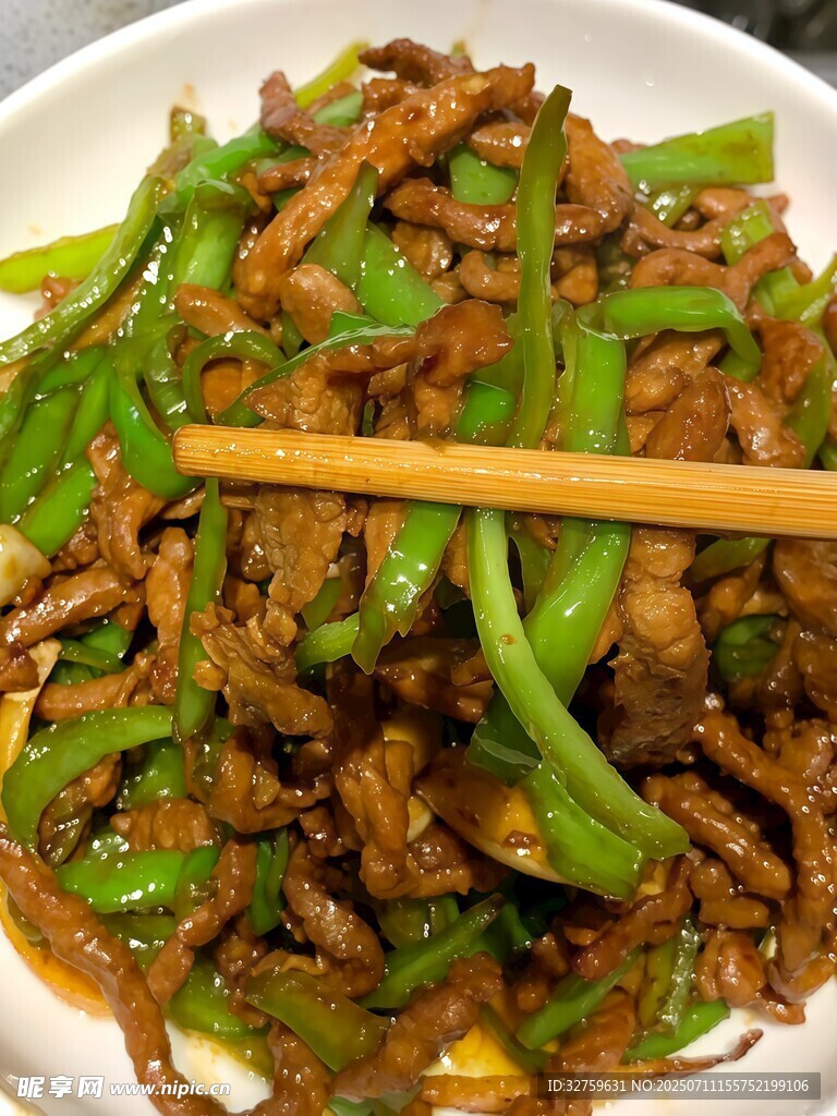 青椒炒肉丝