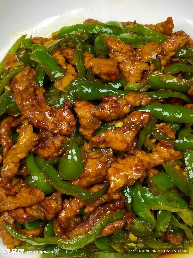 青椒炒肉丝