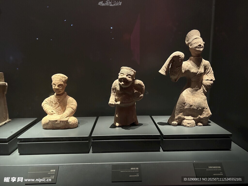 古代陶俑展示