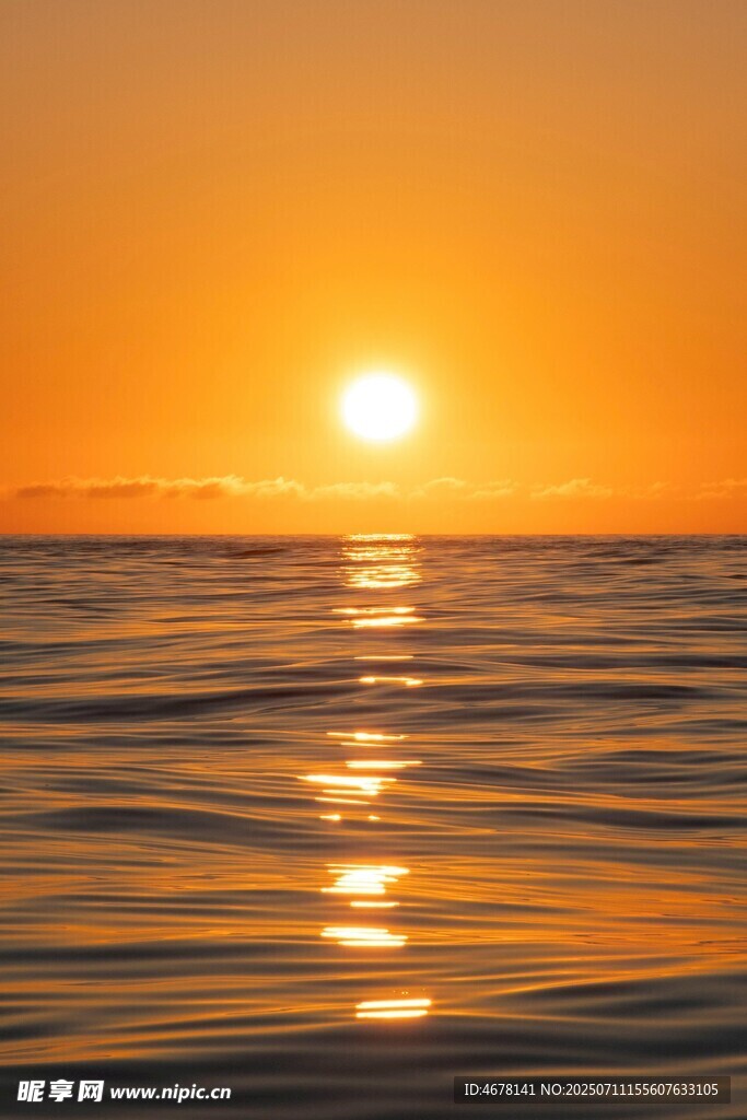 海上落日美景