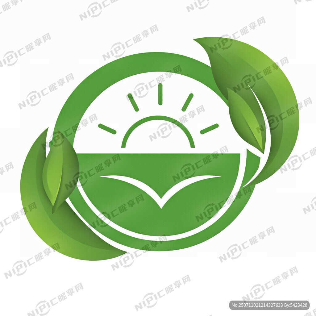 太阳 绿叶 农田