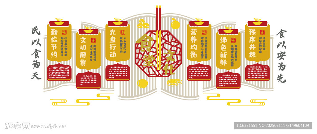 食堂文化墙