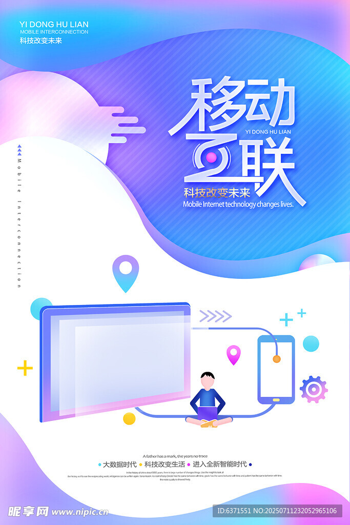移动互联海报