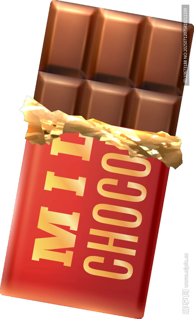 美味牛奶巧克力块