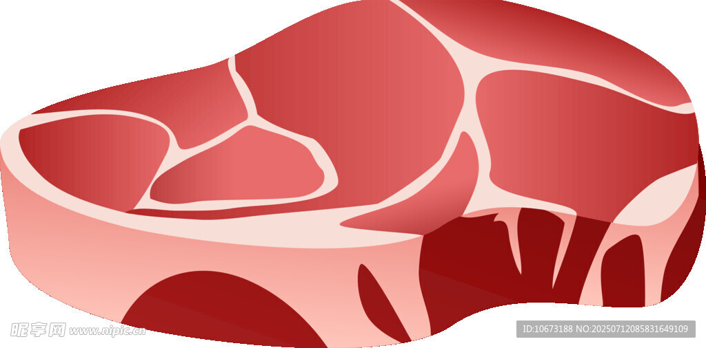 新鲜生牛肉块
