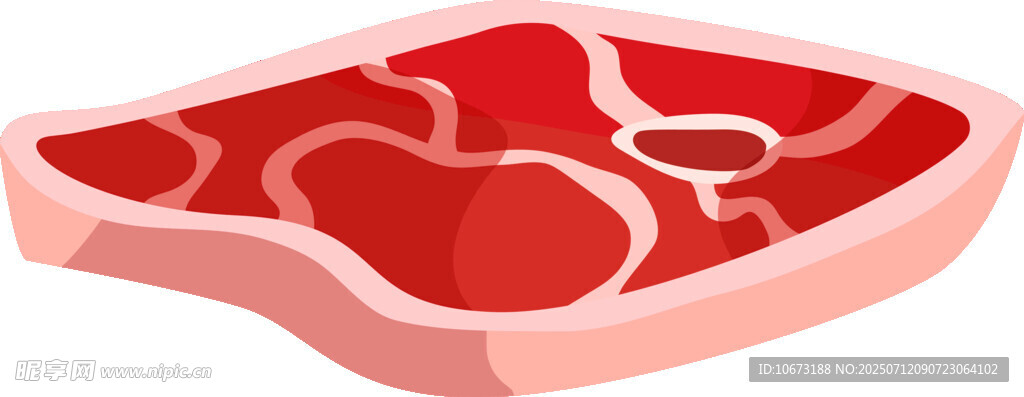 新鲜生牛肉块