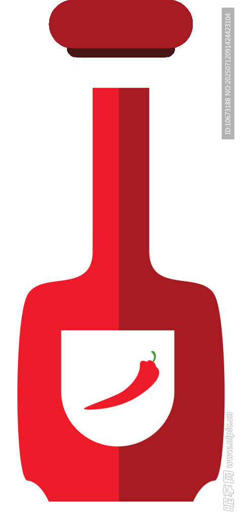 红色辣酱瓶图标