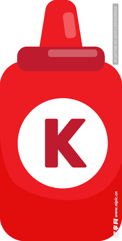 红色K字母标志图标