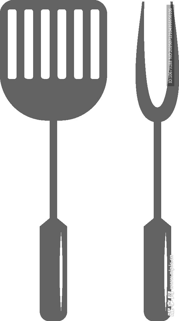 厨房铲叉工具图标