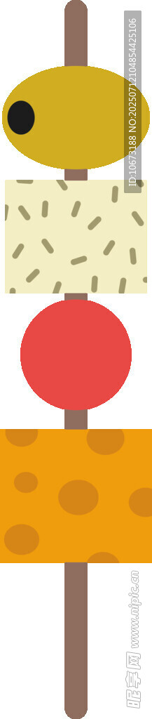 多彩几何图案装饰元素