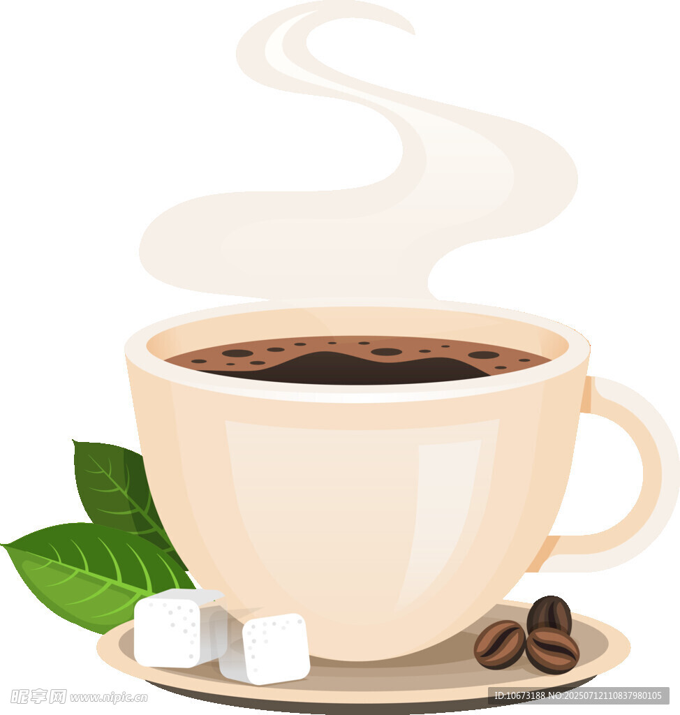 热气腾腾的咖啡杯