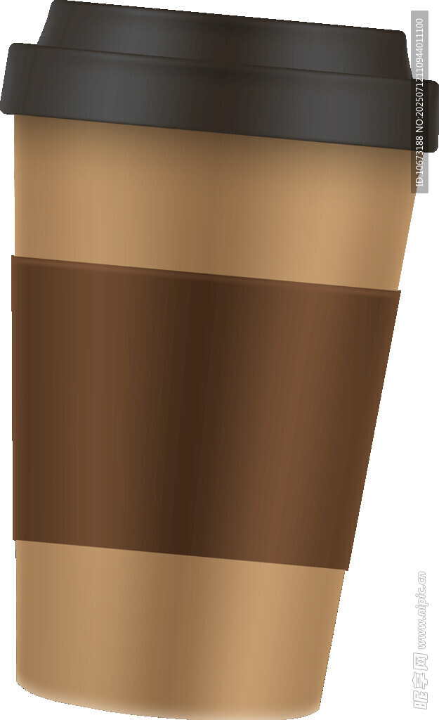 棕色纸杯咖啡杯