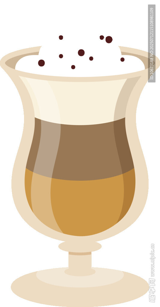 分层咖啡甜点杯