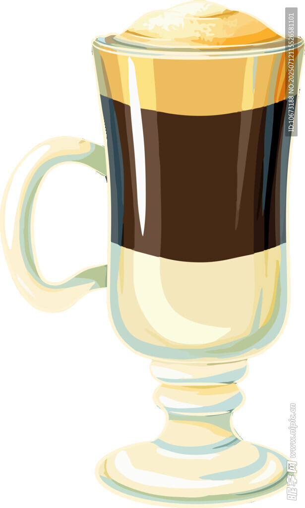 分层咖啡杯