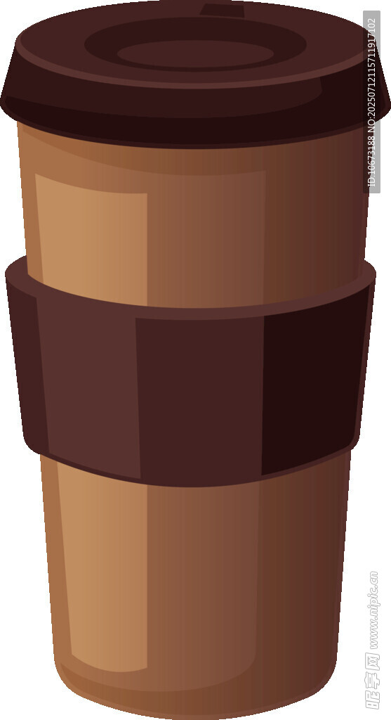 棕色纸杯咖啡杯