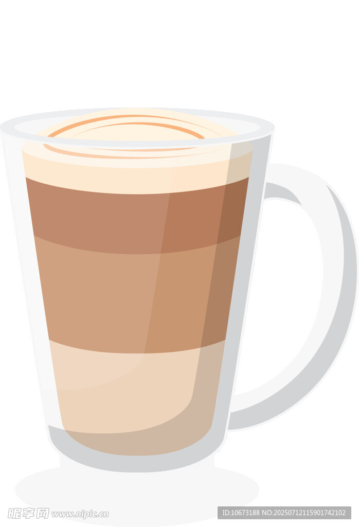 分层咖啡杯