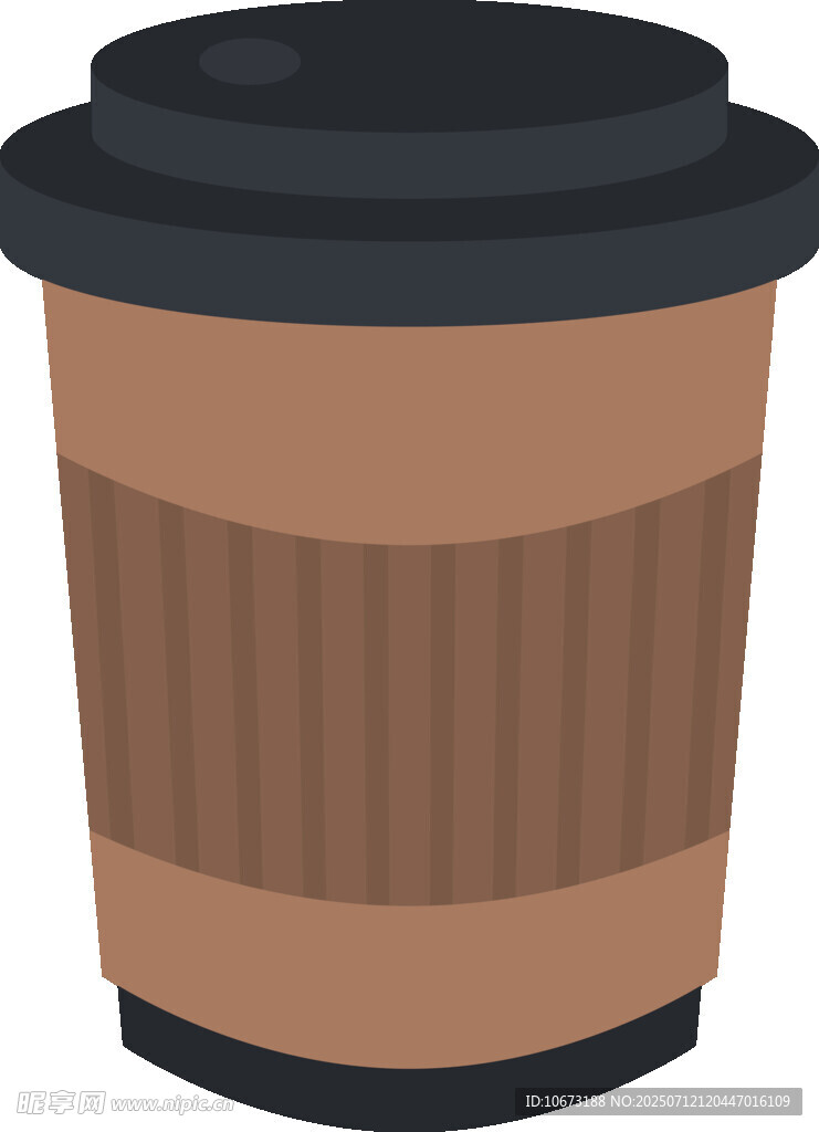 棕色外带咖啡杯