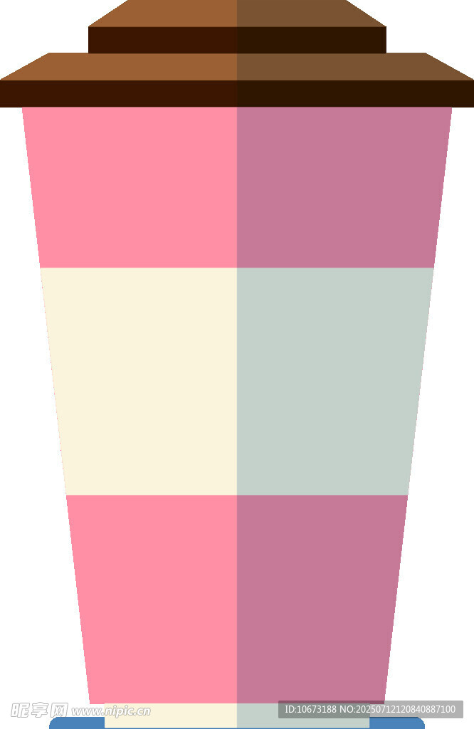 彩色条纹咖啡杯