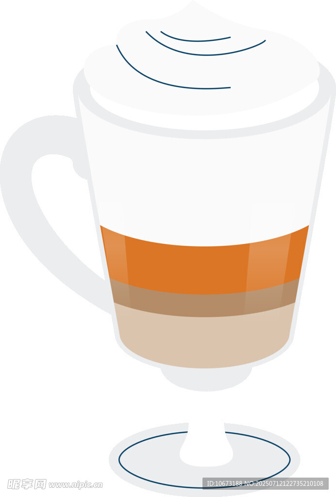 分层咖啡杯