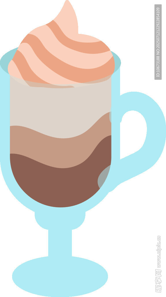 分层奶昔杯