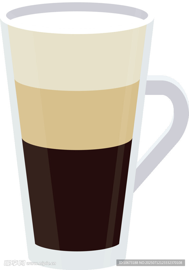 分层咖啡杯