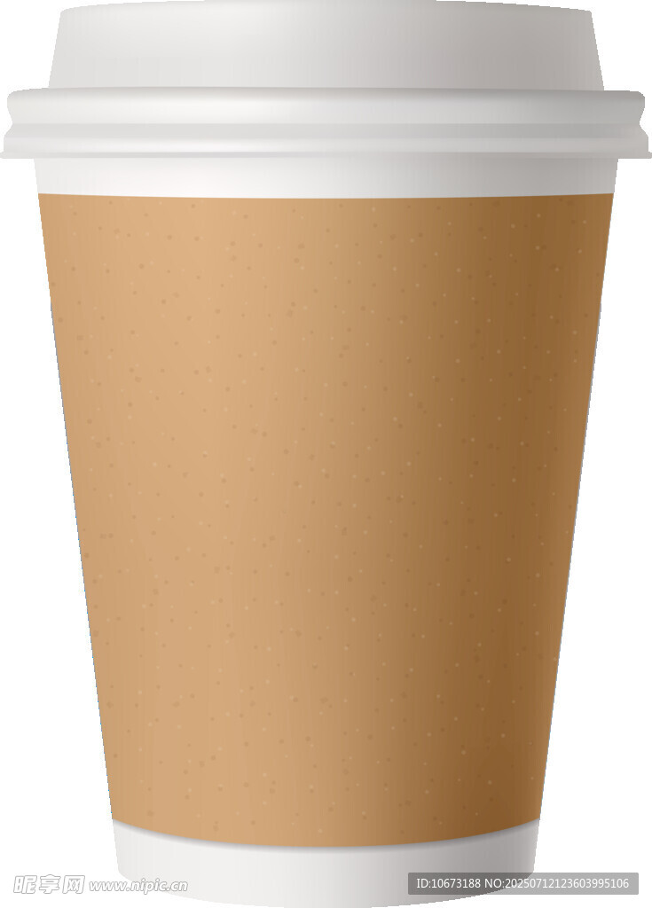 纸质咖啡杯特写