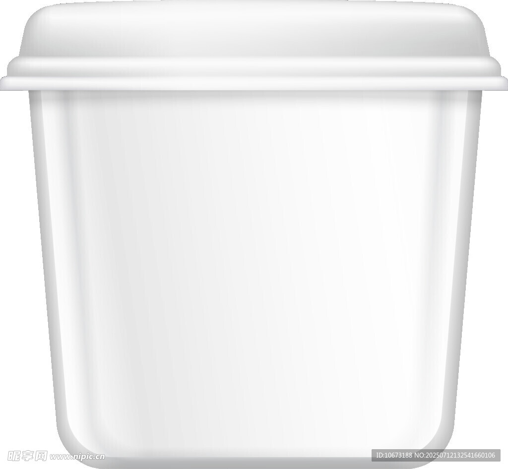 白色塑料容器