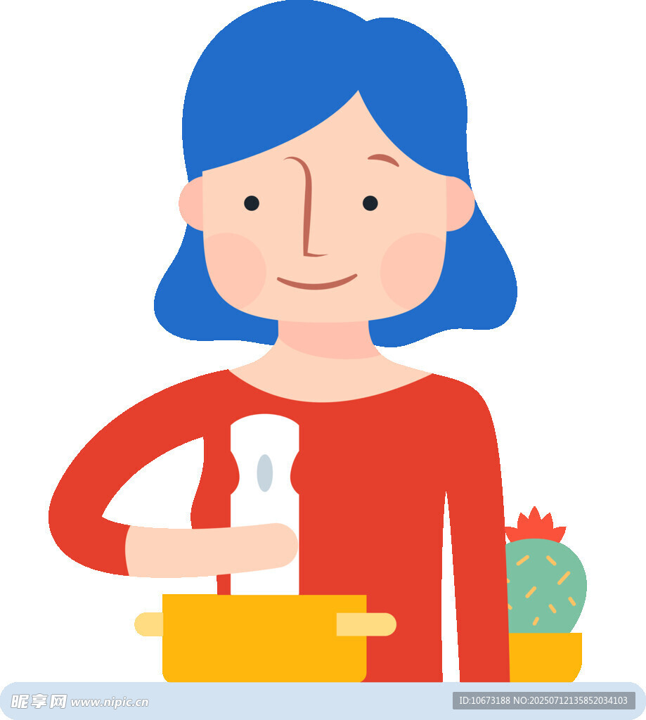 女子专注制作手工蜡烛