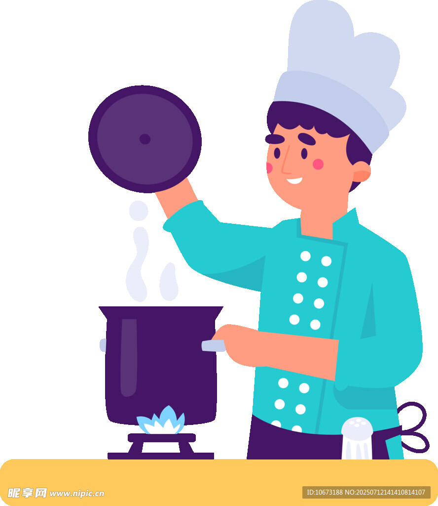 厨师烹饪中