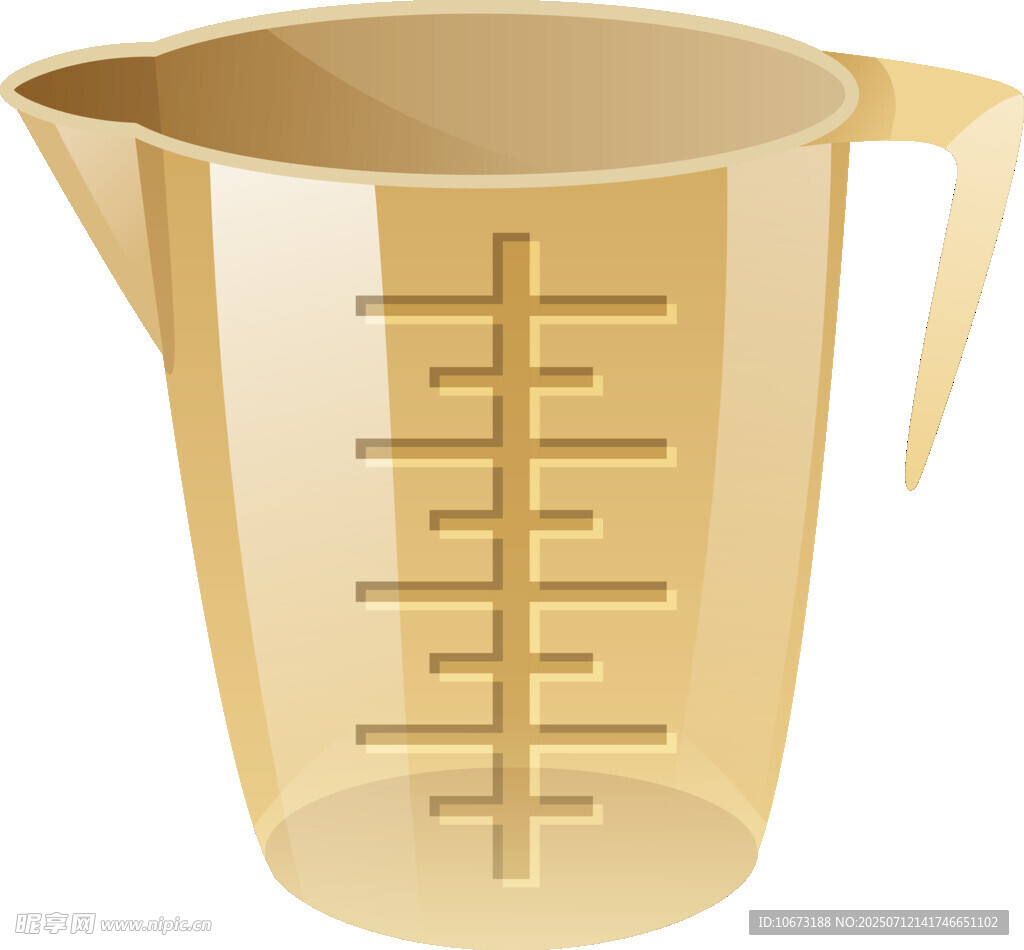 金色量杯