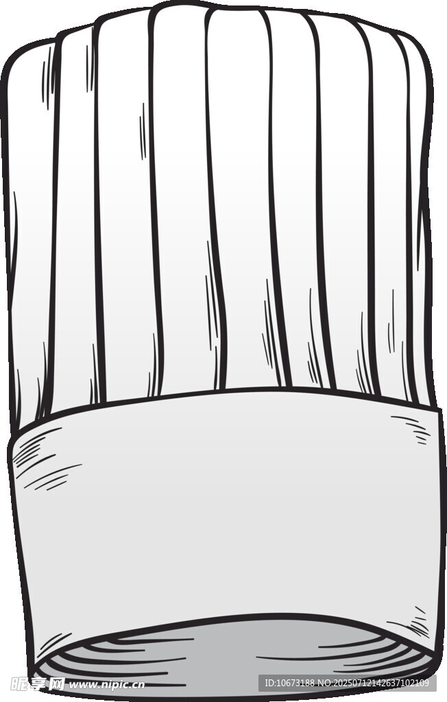 厨师帽插画