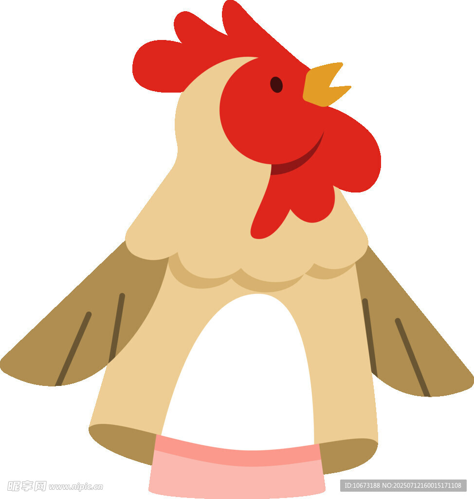 卡通公鸡服饰