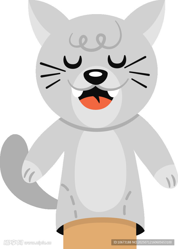 可爱猫咪从桶中探出身子