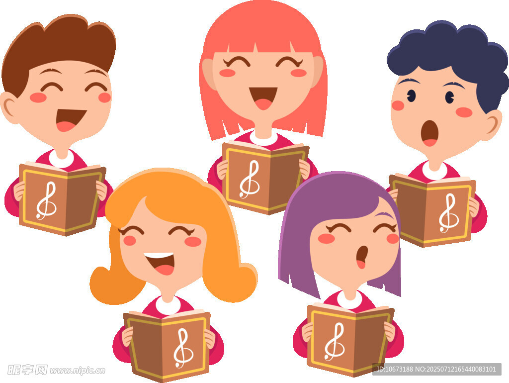 孩子们开心阅读书籍