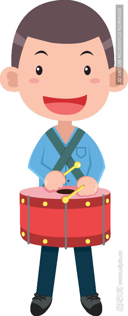 敲鼓的小男孩