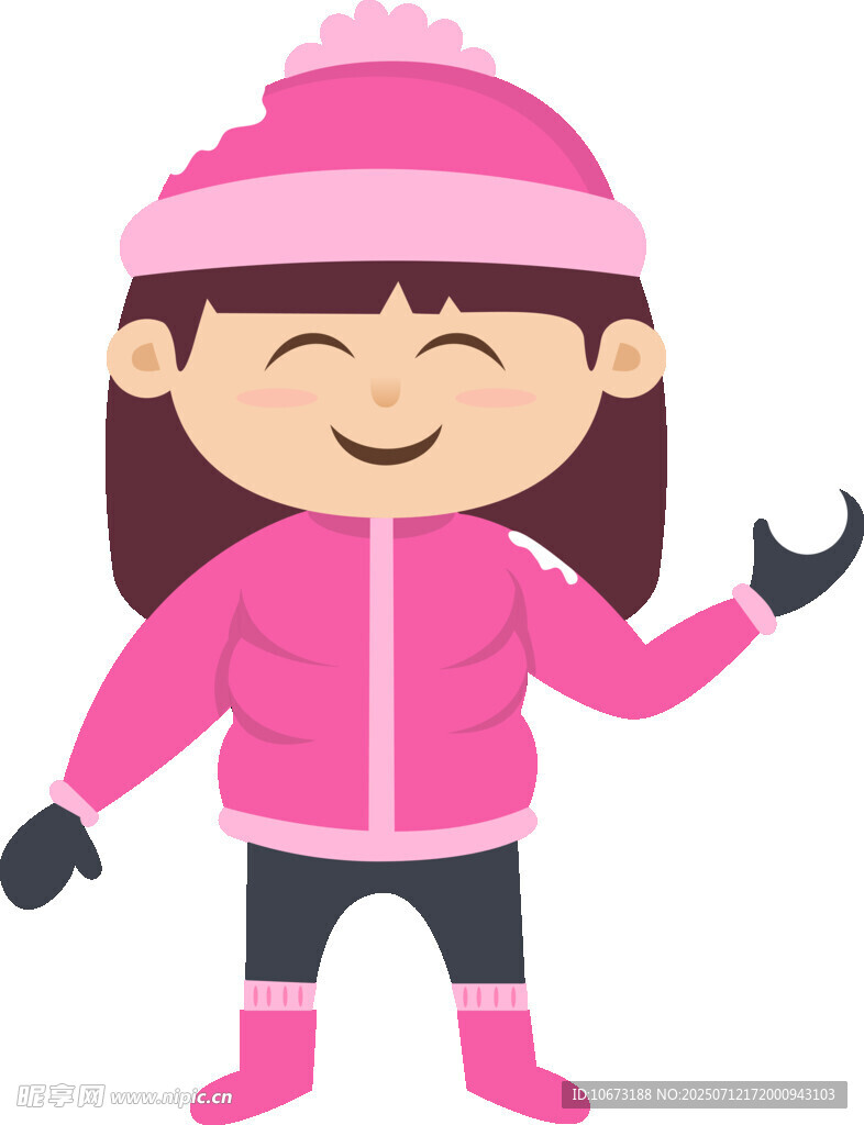 冬日可爱女孩