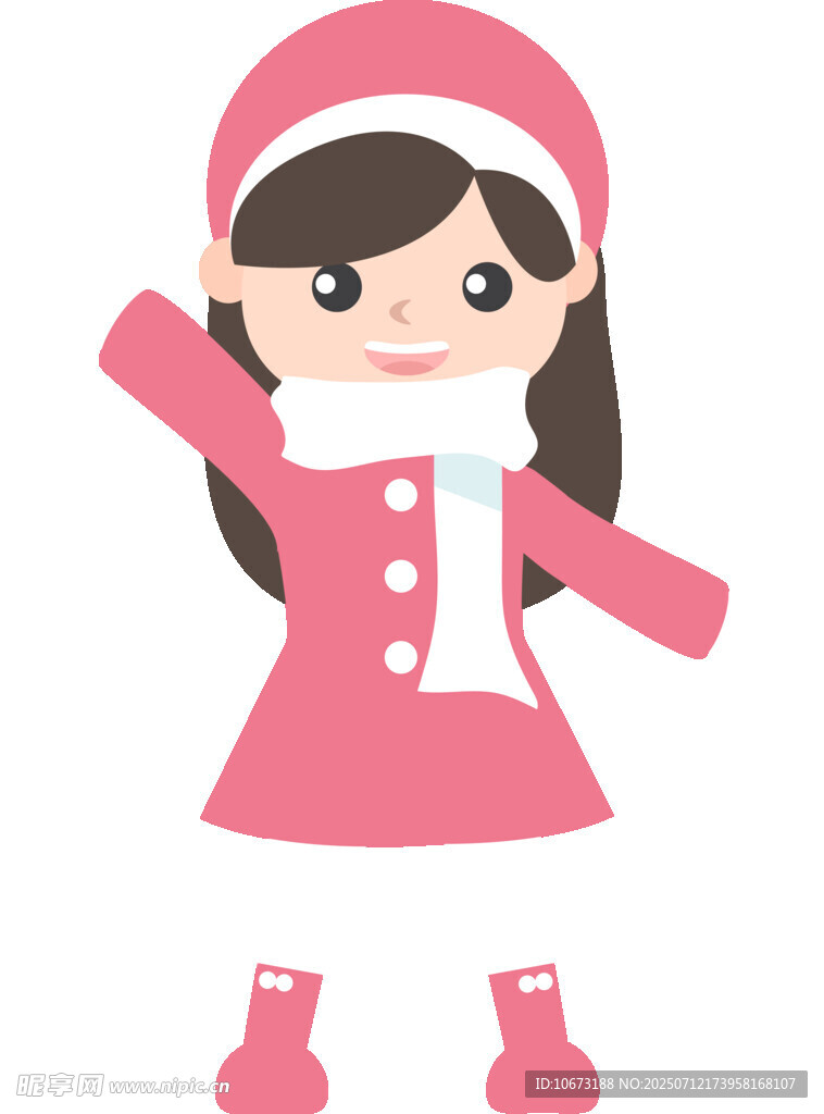 冬日可爱女孩