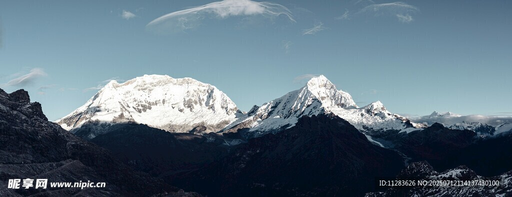 壮丽雪山美景