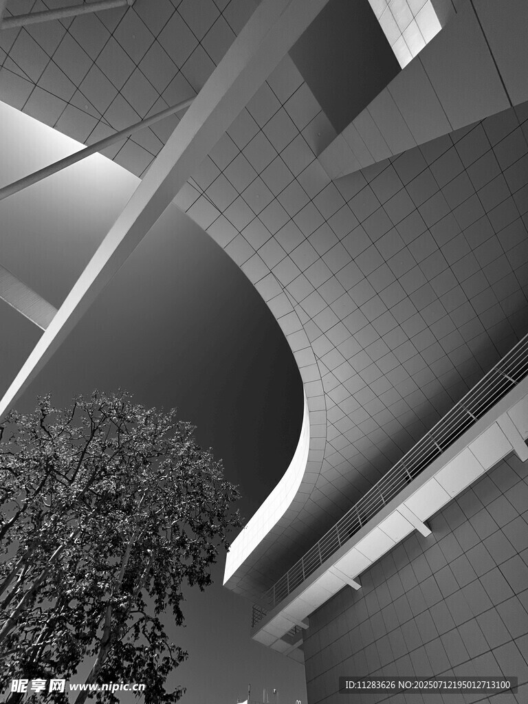 现代建筑内部独特空间景观