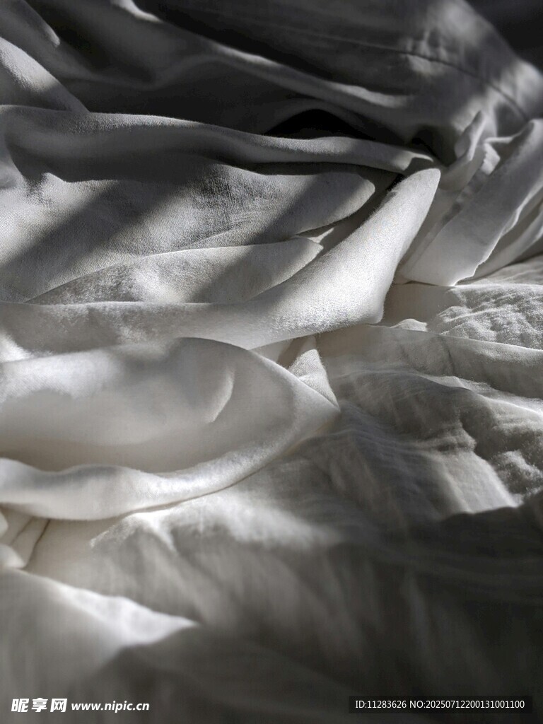 褶皱布料特写