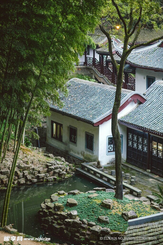 中式庭院景致