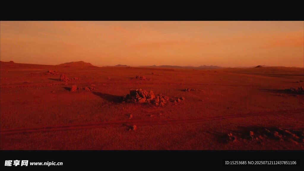 火星荒漠景观