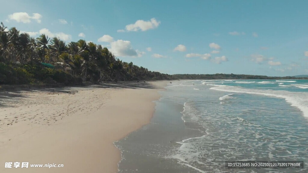 美丽海滨沙滩风景