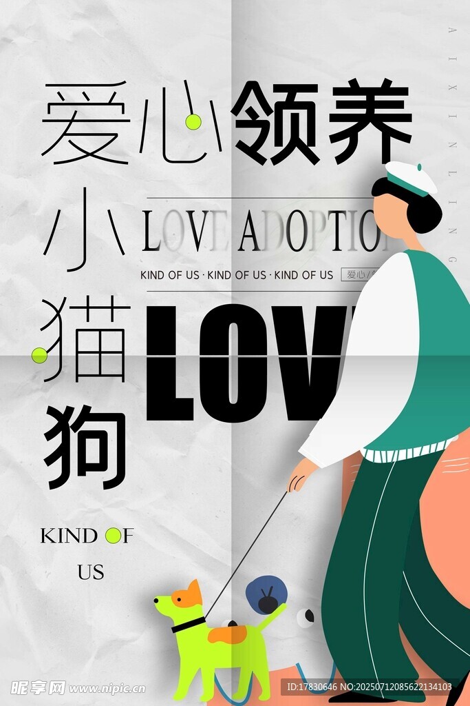爱心领养小猫小狗活动